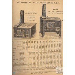 Cuisinières tôle et fonte Paris page 52 1893
