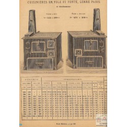 Cuisinières tôle et fonte Paris page 53 1893
