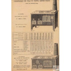 Cuisinières tôle et fonte Paris page 55 1893