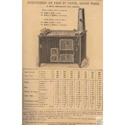 Cuisinières tôle et fonte Paris page 68