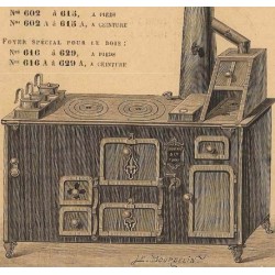 Cuisinières tôle et fonte Paris n°602
