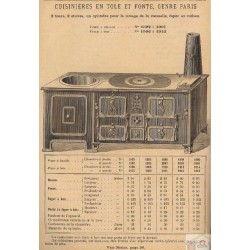 Cuisinières tôle et fonte Paris page 79  1893