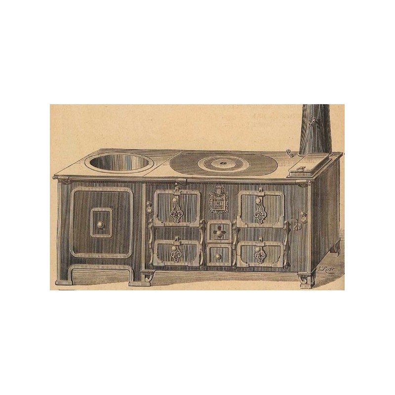 Cuisinières tôle et fonte Paris N° 1892