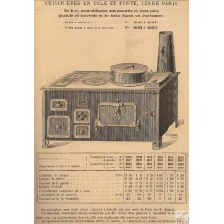 Cuisinières tôle et fonte Paris page 84