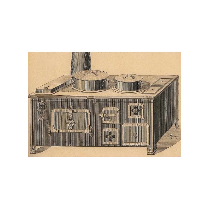 Cuisinières tôle et fonte Paris n°2096