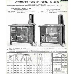 cuisinière du centre 1924