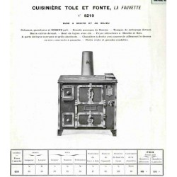 cuisinière la fauvette 8219