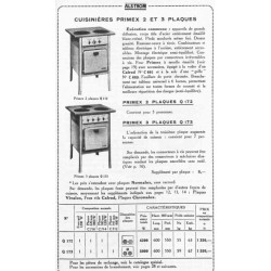cuisinières 1936