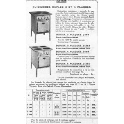 cuisinières 1936