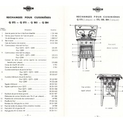 pièces cuisinière q 572