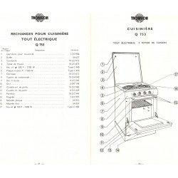 pièces cuisinière q 753