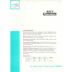 caractéristiques 507