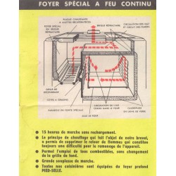 foyer spécial à feu continu