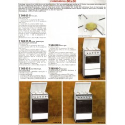 cuisinières 50x50 Thomson