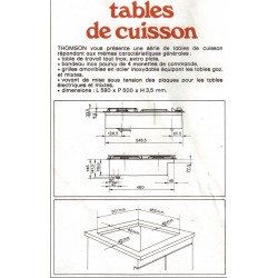 les tables Thomson