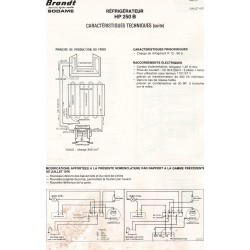 fiche technique HP 250 B bis