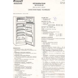 fiche technique DP 5123 1 D