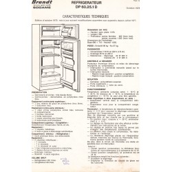 fiche technique DP 6025 1 D