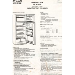 fiche technique DL 9232 B