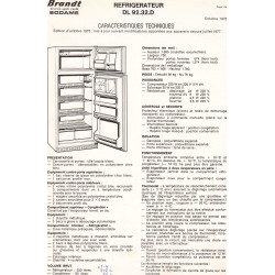 fiche technique DL 9232 D