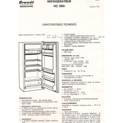 fiche technique HC 260