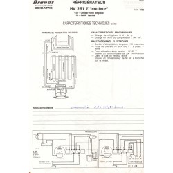 fiche technique HV 261 Z