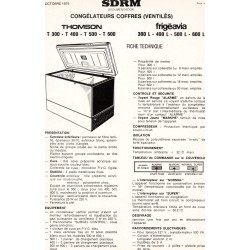 fiche technique  T 500 Thomson