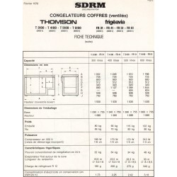 fiche technique T 4100 Thomson