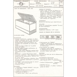 fiche technique T 3101 Thomson
