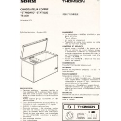 fiche technique TS 300 Thomson