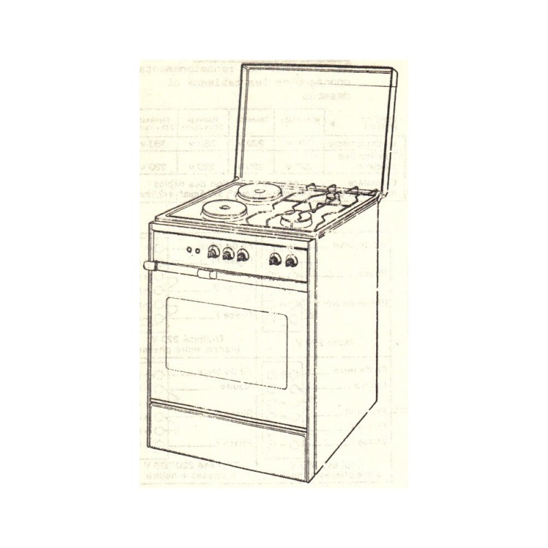 cuisinière T 604 461 D Thomson