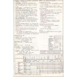 fiche technique dismatic 1291