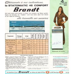 catalogue lave linge 1970