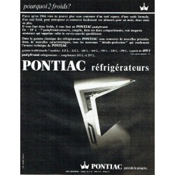 pub réfrigérateur Pontiac 1966
