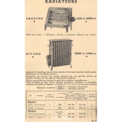 radiateurs Thermor 1936