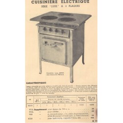 cuisinière éclectique Thermor 1936