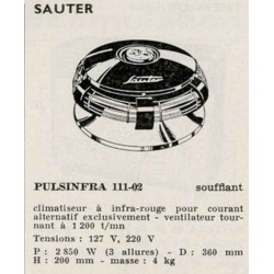 radiateur soufflant Sauter