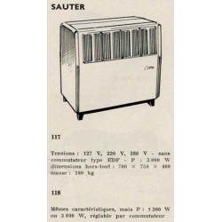 radiateur à accumulation sauter