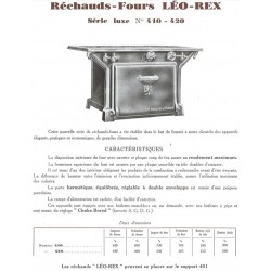 réchaud four léo-rex 1931