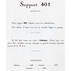 support réchaud 401 1933