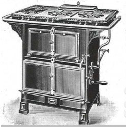 cuisinière avec bouillotte