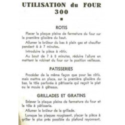 utilisation four 300