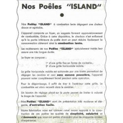 descriptif poêle Island