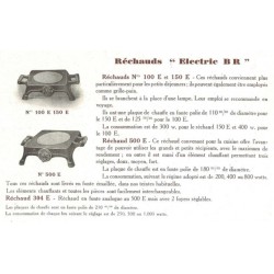 Réchaud Electrique  1931