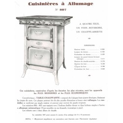cuisinière 807