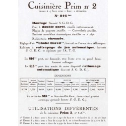 cuisinière 818 ter