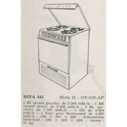 Cuisinière  Rita n° 445