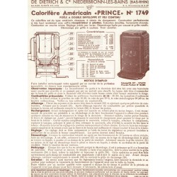 fiche technique 1749 prince