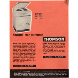 cuisinières tout électrique