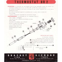 thermostat  BR 2 brachet Richard